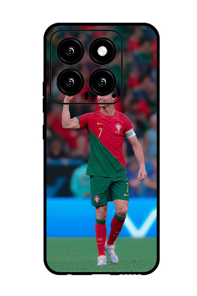 Theodor جراب واقٍ مضاد للخدش والصدمات لهاتف Xiaomi 14 رونالدو 4