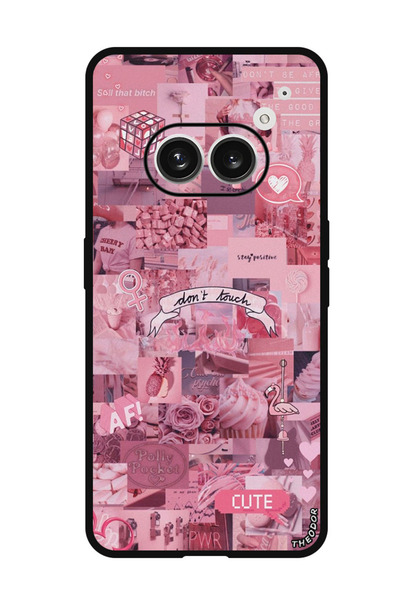 Theodor جراب واقٍ مضاد للخدش والصدمات لهاتف Nothing Phone (2a) Don't Touch