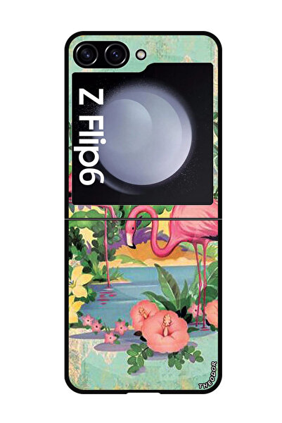 Theodor جراب واقٍ مضاد للخدش والصدمات لهاتف Samsung Galaxy Z Flip 6 بتصميم طي...