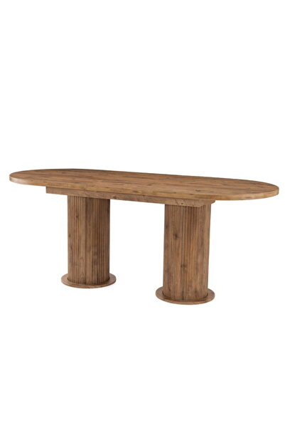 Just Home Açılabilir Bohem Masa - Atlantik Çam - 78x90x180 cm