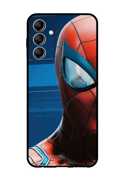 Theodor جراب واقٍ مضاد للخدش والصدمات لهاتف Samsung Galaxy A15 Spiderman نصف وجه
