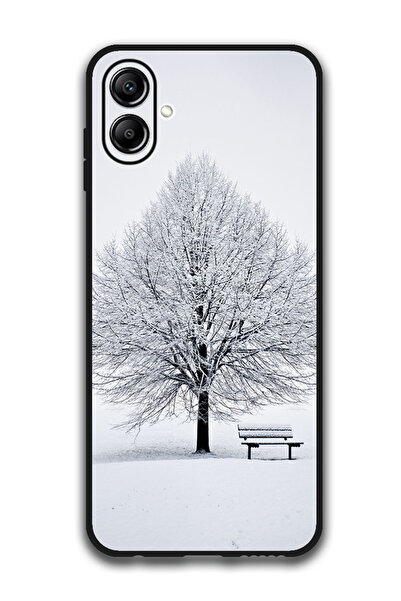 Theodor جراب واقٍ مضاد للخدش والصدمات لهاتف Samsung Galaxy A06 bench_snow_winter