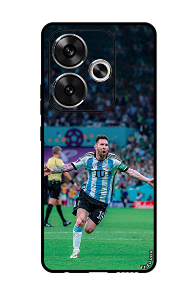 Theodor جراب واقٍ مضاد للخدش والصدمات لهاتف Xiaomi Redmi Turbo 3 Messi 5