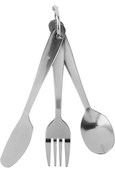 COGHLANS Stainless Steel Cutlery Set – Camping & Outdoor Dinnerware Set
