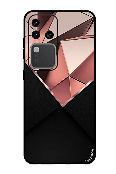 Theodor جراب واقٍ مضاد للخدش والصدمات لهاتف Vivo S18 Pro باللون الوردي الماسي...