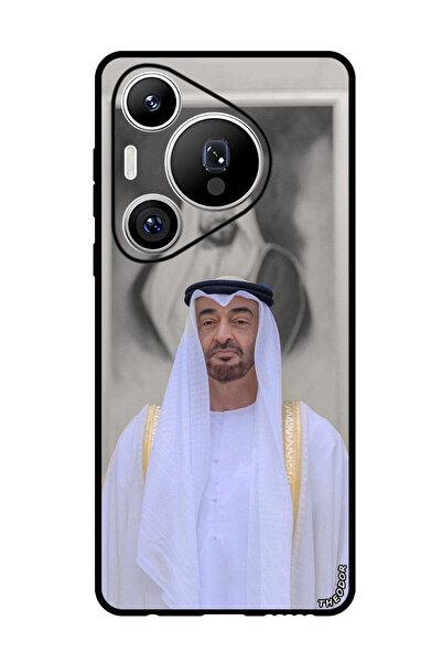 Theodor جراب واقٍ مضاد للخدش والصدمات لهاتف هواوي بيورا 70 برو محمد بن زايد