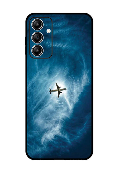 Theodor جراب واقٍ مضاد للخدش والصدمات لهاتف Samsung Galaxy A15 طائرة في السماء