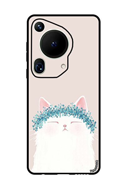 Theodor جراب واقٍ مضاد للخدش والصدمات لهاتف هواوي بيورا 70 ألترا كات كوين