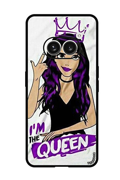 Theodor جراب واقٍ مضاد للخدش والصدمات لهاتف Nothing Phone (2a) I Am Queen