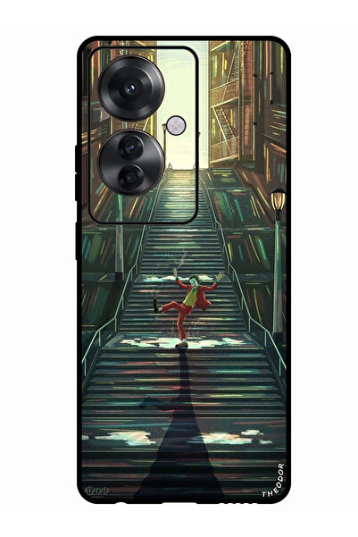 Theodor جراب واقٍ مضاد للخدش والصدمات لهاتف Oppo Reno 11F الجوكر على الدرج