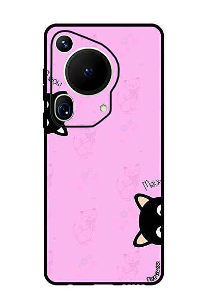 Theodor جراب واقٍ مضاد للخدش والصدمات لهاتف هواوي بيورا 70 ألترا مياو مياو