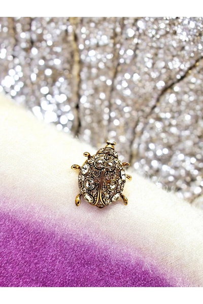 FUYA JEWELLERY Uğur Böceği Broş