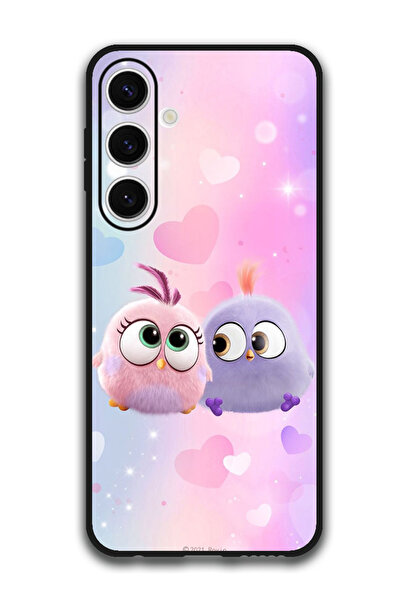 Theodor جراب واقٍ مضاد للخدش والصدمات لهاتف Samsung Galaxy S24 FE مع طائرين ل...