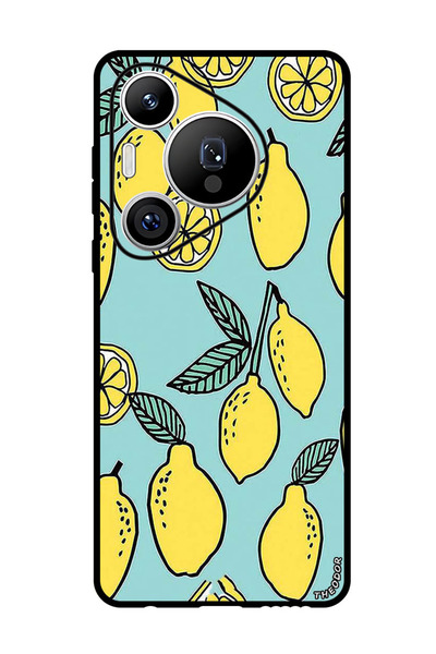 Theodor جراب واقٍ مضاد للخدش والصدمات لهاتف هواوي بيورا 70 برو - ليموني فيروزي