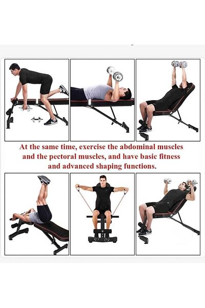 BUNCA Adjustable Weight Bench - Strength Building Bench Model 1202