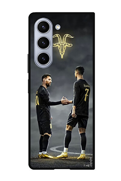 Theodor جراب واقٍ مضاد للخدش والصدمات لهاتف Samsung Galaxy Z Fold 6 ميسي رونا...