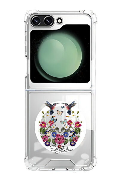 Theodor Case for Samsung Galaxy Z Flip 5 Compatible with MagSafe, Shockproof ...