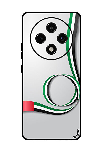 Theodor جراب واقٍ مضاد للخدش والصدمات لهاتف Oppo A3 Pro، علم الإمارات العربية...