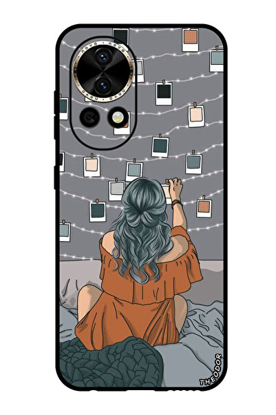 Theodor جراب واقٍ مضاد للخدش والصدمات لهاتف هواوي نوفا 12 بولارويد وأضواء