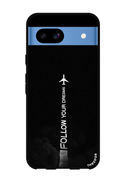 Theodor جراب واقٍ مضاد للخدش والصدمات لهاتف Google Pixel 8a اتبع أحلامك