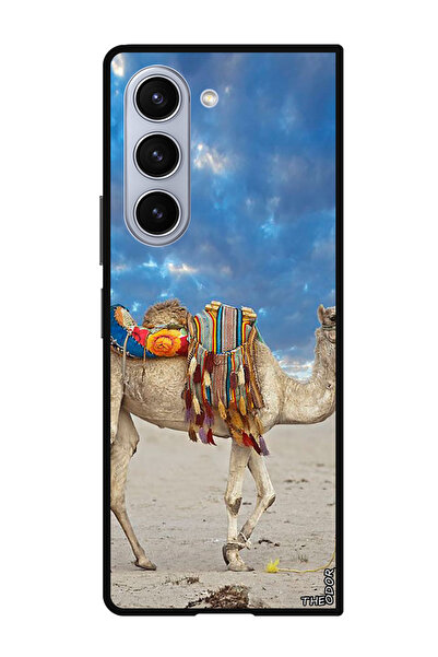 Theodor جراب واقٍ مضاد للخدش والصدمات لهاتف Samsung Galaxy Z Fold 6 بلون الجمل