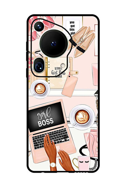 Theodor جراب واقٍ مضاد للخدش والصدمات لهاتف هواوي بيورا 70 ألترا - منتج Girl ...