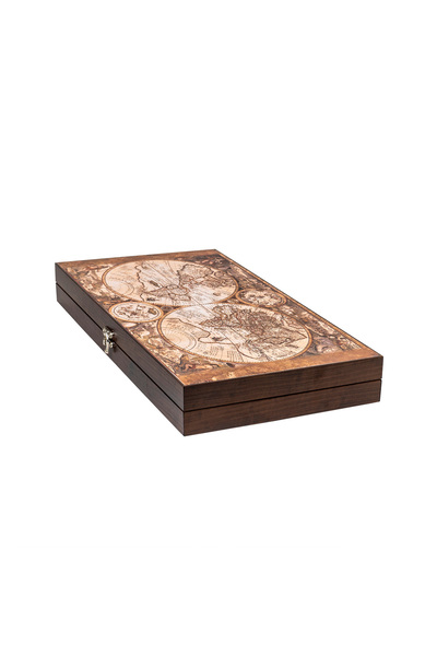 Z-Tools Lacquered wooden backgammon game 50x50cm / ZTS 5512
