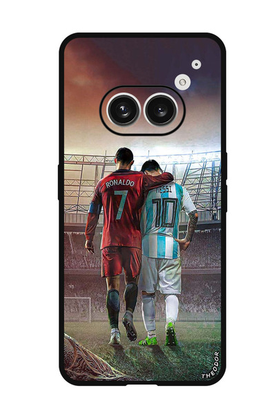 Theodor جراب واقٍ مضاد للخدش والصدمات لهاتف Nothing Phone (2a) رونالدو ميسي