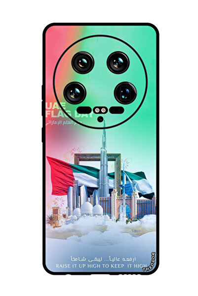 Theodor جراب واقٍ مضاد للخدش والصدمات لهاتف Xiaomi 14 Ultra، يوم علم الإمارات...