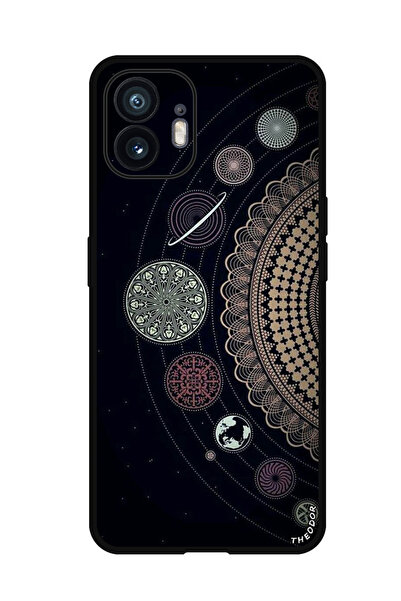 Theodor جراب واقٍ مضاد للخدش والصدمات لهاتف Nothing Phone (2) فن الماندالا (2)