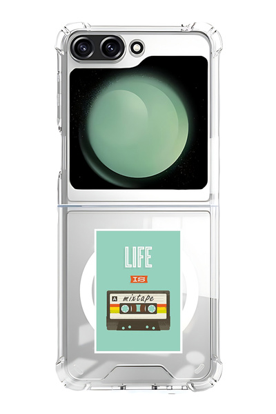 Theodor Case for Samsung Galaxy Z Flip 5 Compatible with MagSafe, Shockproof ...