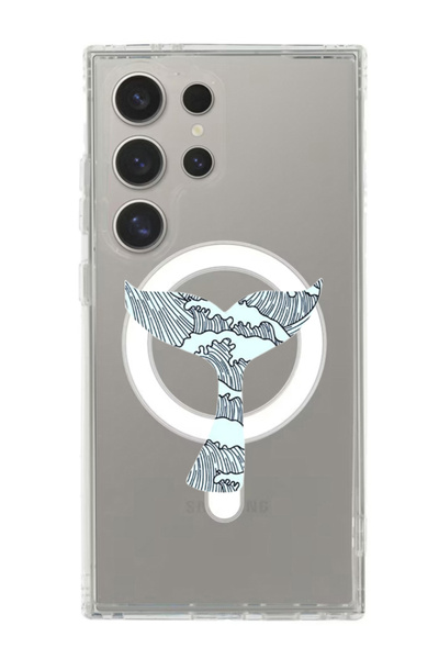 Theodor غلاف لهاتف Samsung Galaxy S24 Ultra متوافق مع MagSafe، غطاء ممتص للصد...