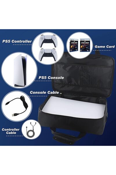 eWINNER Carrying Case for PS5/PS5 Pro/PS5 Slim - Multifunctional Travel Bag