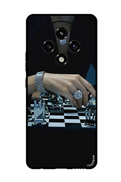 Theodor جراب واقٍ مضاد للخدش والصدمات لهاتف Oppo A3 Pro Chess 1