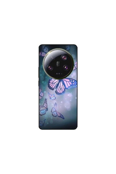 Atlas Husa personalizata si Folie de Silicon pentru Xiaomi 13 Ultra, Butterfl...