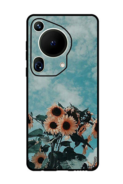 Theodor جراب واقٍ مضاد للخدش والصدمات لهاتف هواوي بيورا 70 ألترا، دوار الشمس