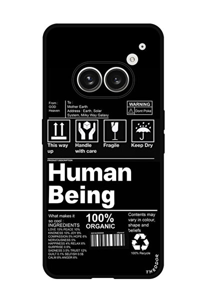Theodor جراب واقٍ مضاد للخدش والصدمات لهاتف Nothing Phone (2a) Human Being