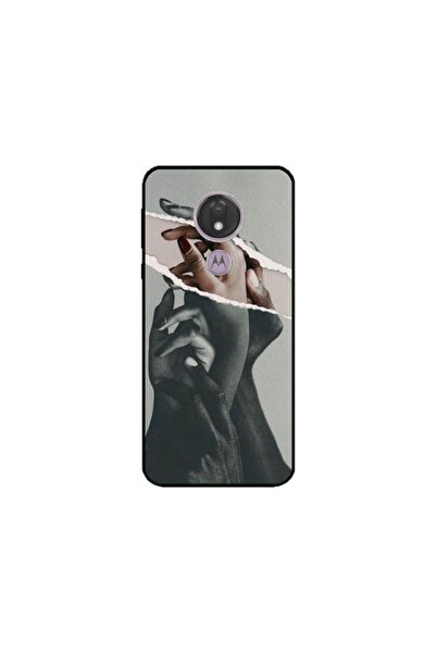 Atlas Husa personalizata Motorola Moto G7, Black and White Hands, multicolor, S1D1M0300