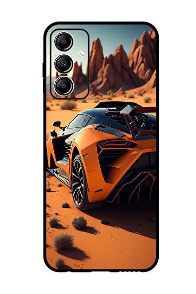 Theodor جراب واقٍ مضاد للخدش والصدمات لهاتف Samsung Galaxy A55 سيارة في الصحراء