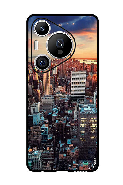 Theodor جراب واقٍ مضاد للخدش والصدمات لهاتف هواوي بورا 70، مدينة نيويورك