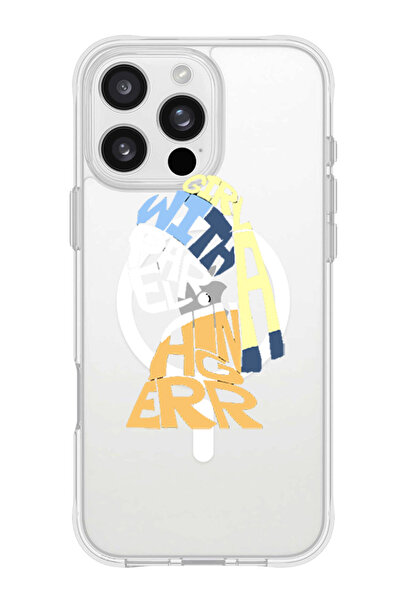 Theodor جراب ماج سيف لهاتف آيفون 16 برو ماكس، غطاء حماية مقاوم للصدمات - فتاة مع