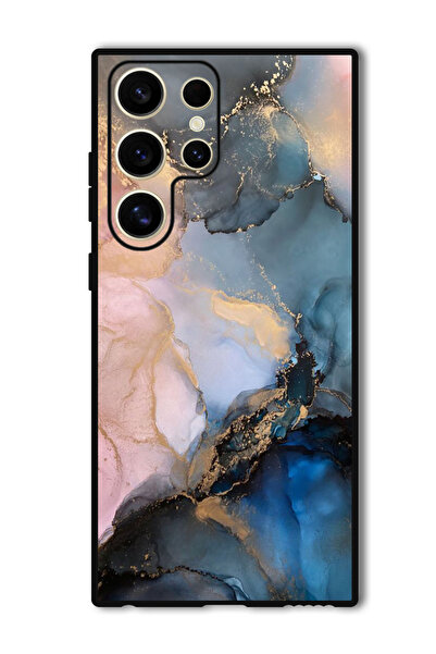 Theodor جراب حماية لهاتف Samsung Galaxy S24 Ultra رخامي ملون (2)