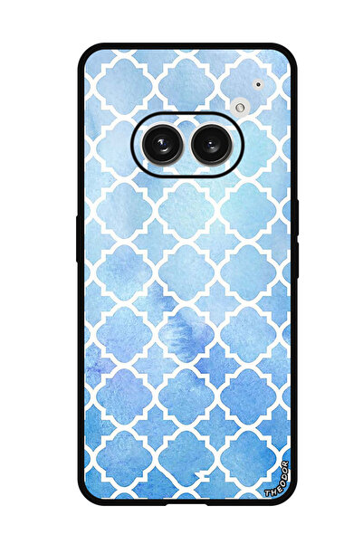 Theodor جراب واقٍ مضاد للخدش والصدمات لهاتف Nothing Phone (2a) White Strokes