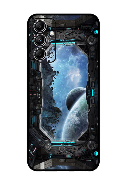 Theodor جراب واقٍ مضاد للخدش والصدمات لهاتف Samsung Galaxy A15 5G Space View