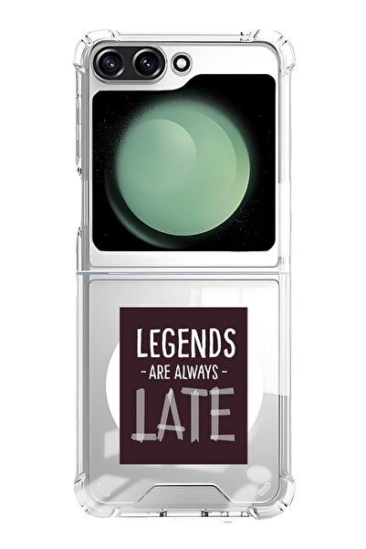 Theodor غلاف لهاتف Samsung Galaxy Z Flip 6 متوافق مع MagSafe، جراب مقاوم للصد...