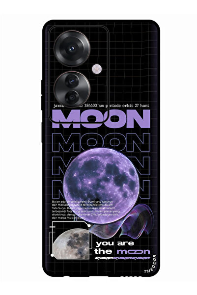 Theodor جراب واقٍ مضاد للخدش والصدمات لهاتف Oppo Reno 11F أنت القمر