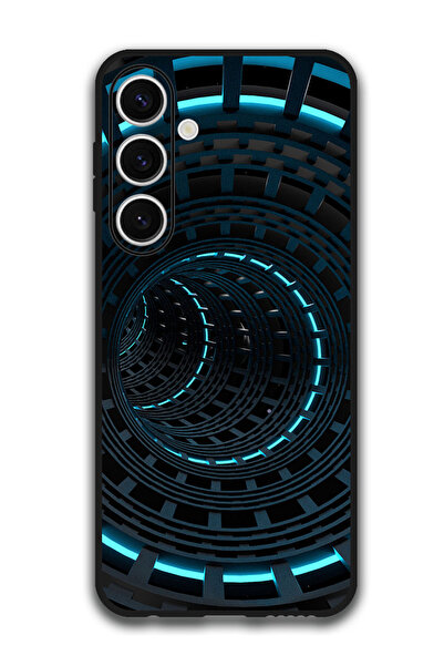 Theodor Protective Case For Samsung Galaxy S24 FE spiral_circles_immersion