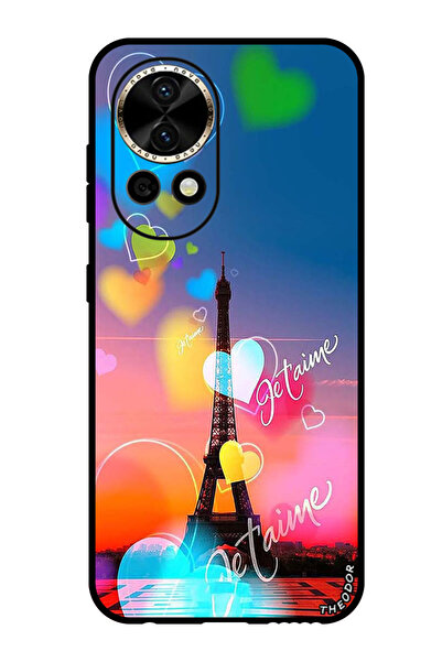 Theodor جراب واقٍ مضاد للخدش والصدمات لهاتف هواوي نوفا 12 برو، لوف باريس