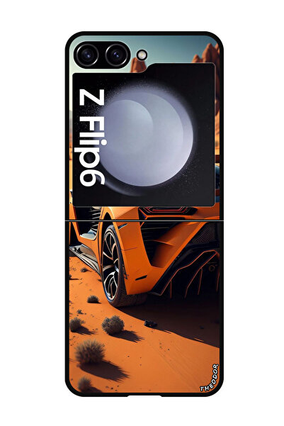 Theodor جراب واقٍ مضاد للخدش والصدمات لهاتف Samsung Galaxy Z Flip 6 سيارة في ...