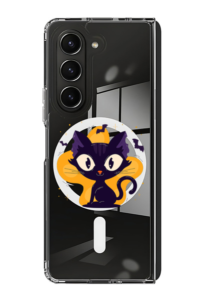 Theodor غلاف لهاتف Samsung Galaxy Z Fold 6 متوافق مع MagSafe، جراب مقاوم للصد...